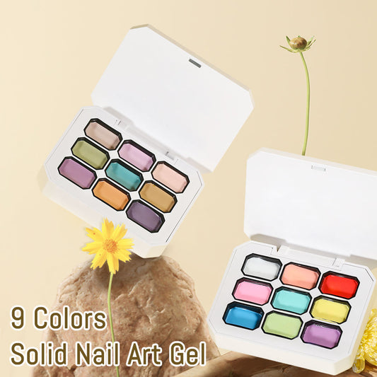 PANSYTRACY Nail Art DIY Oil Painting UV Gel 9 Colors - PANSYTRACY