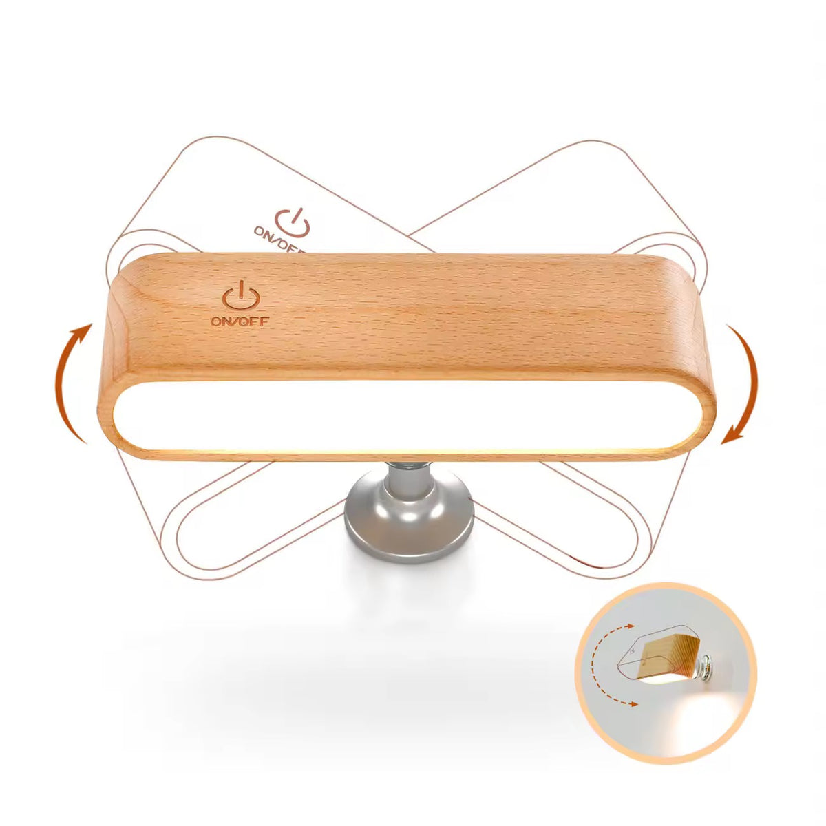 Minimalist Magnetic Wall Light