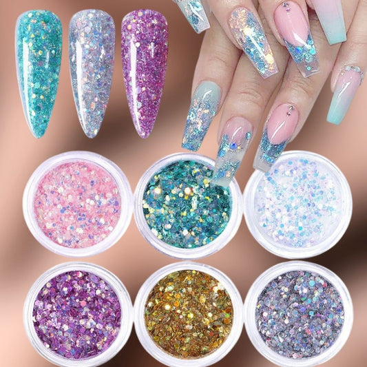 Nail Glitter Set
