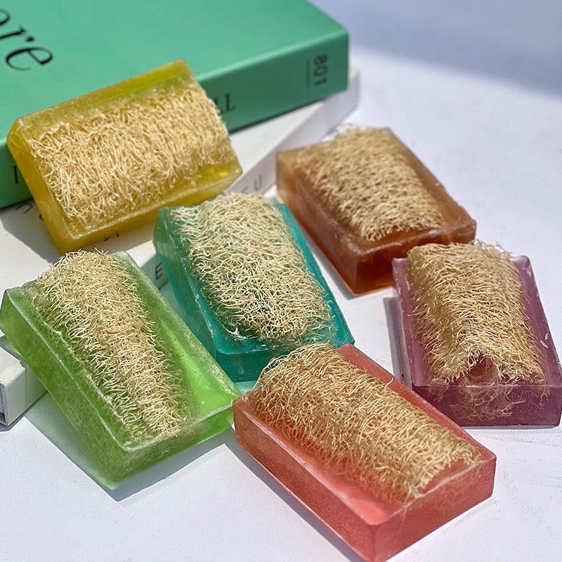 Face Wash Handmade Soap Loofah Full Body Soap - PANSYTRACY
