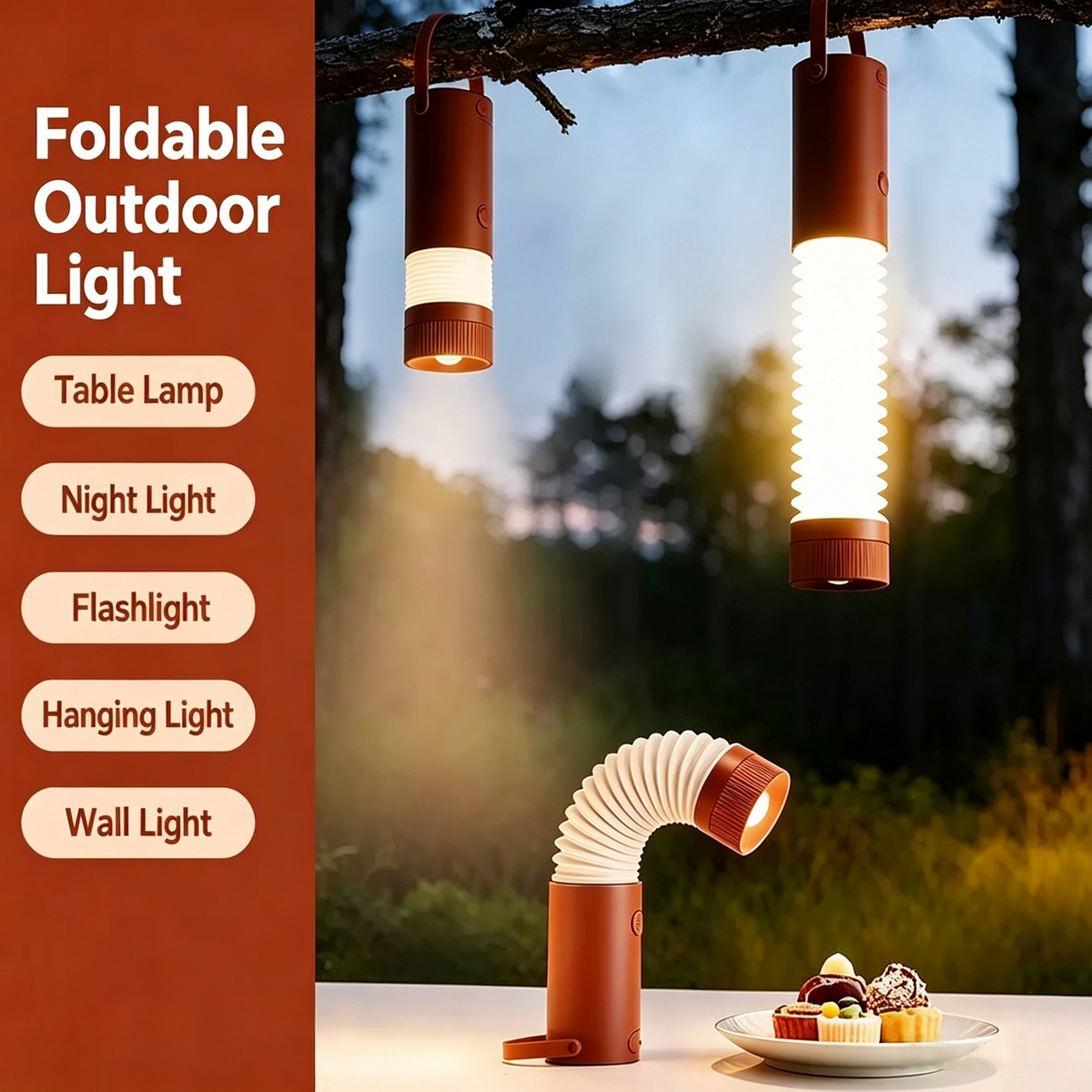 Foldable Multifunctional LED Light