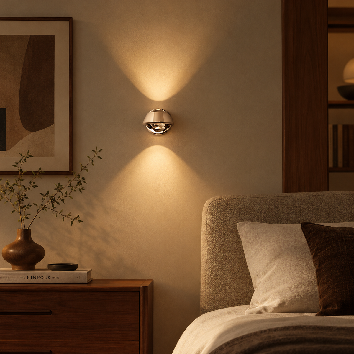 Minimalist Warm Glow Wall Sconce