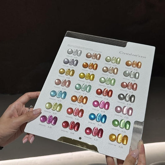 28 colors Cat eye Nail gel Non-toxic - Pansytracy