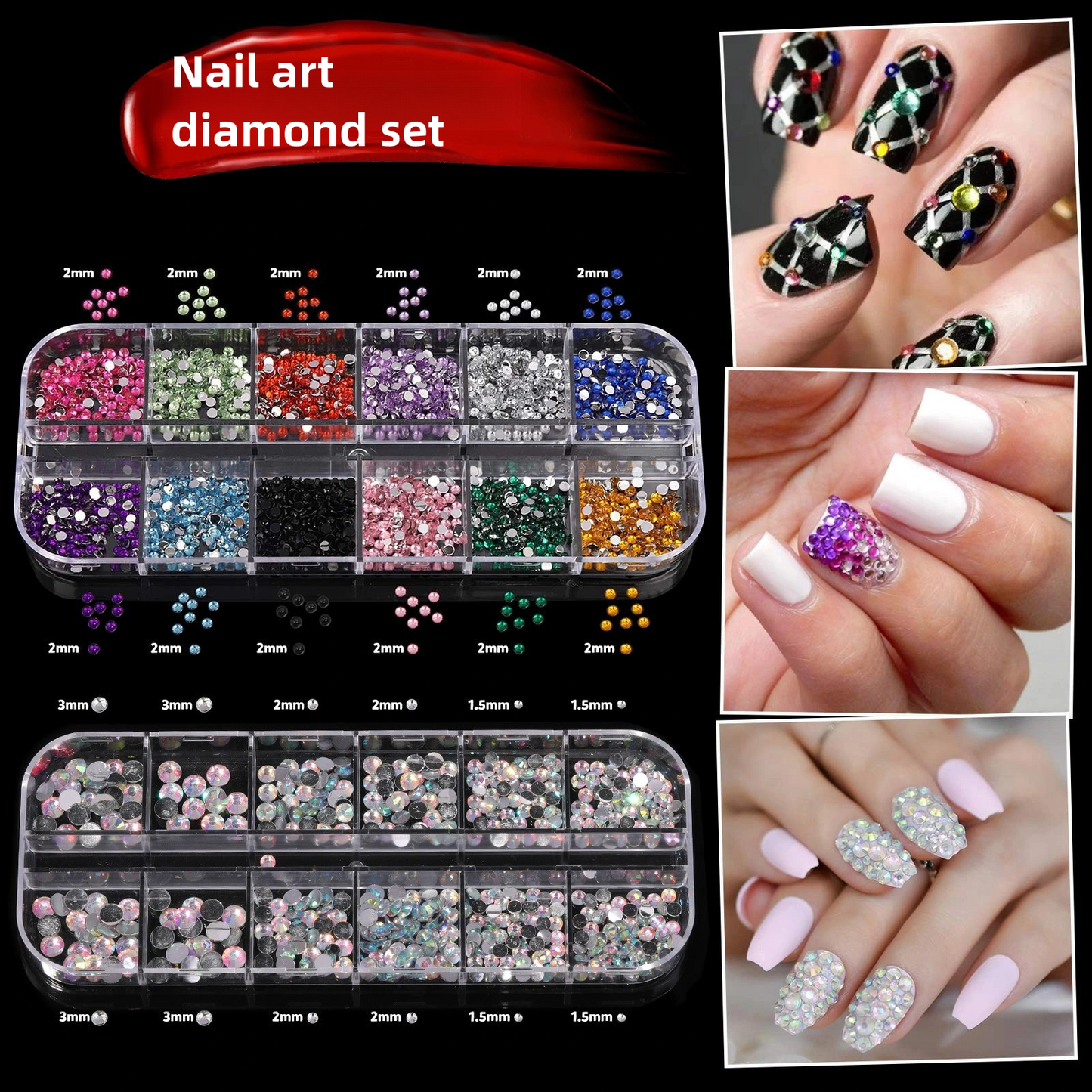 DIY Nail Painting Pen Nail Drill Tool Set - Pansytracy