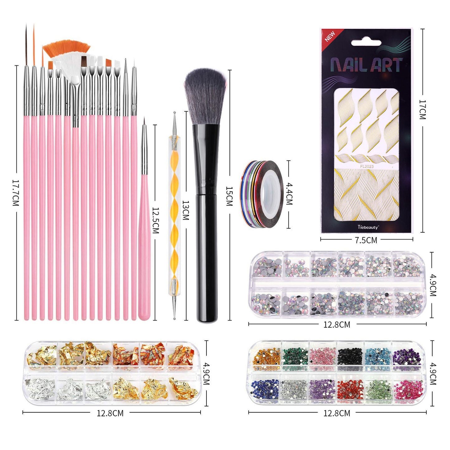 DIY Nail Painting Pen Nail Drill Tool Set - Pansytracy