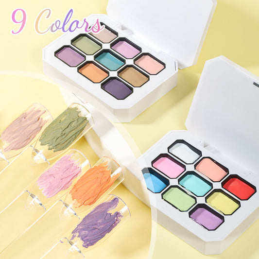 PANSYTRACY Nail Art DIY Oil Painting UV Gel 9 Colors - PANSYTRACY