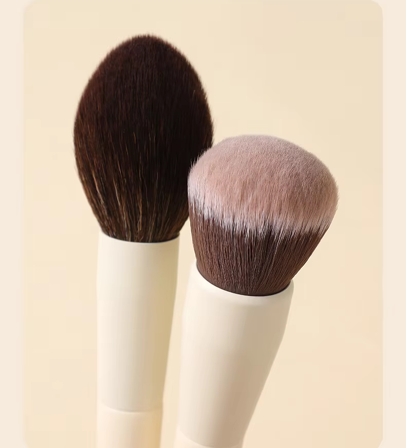 13Pcs Beige Puffy Luxury Makeup Brush