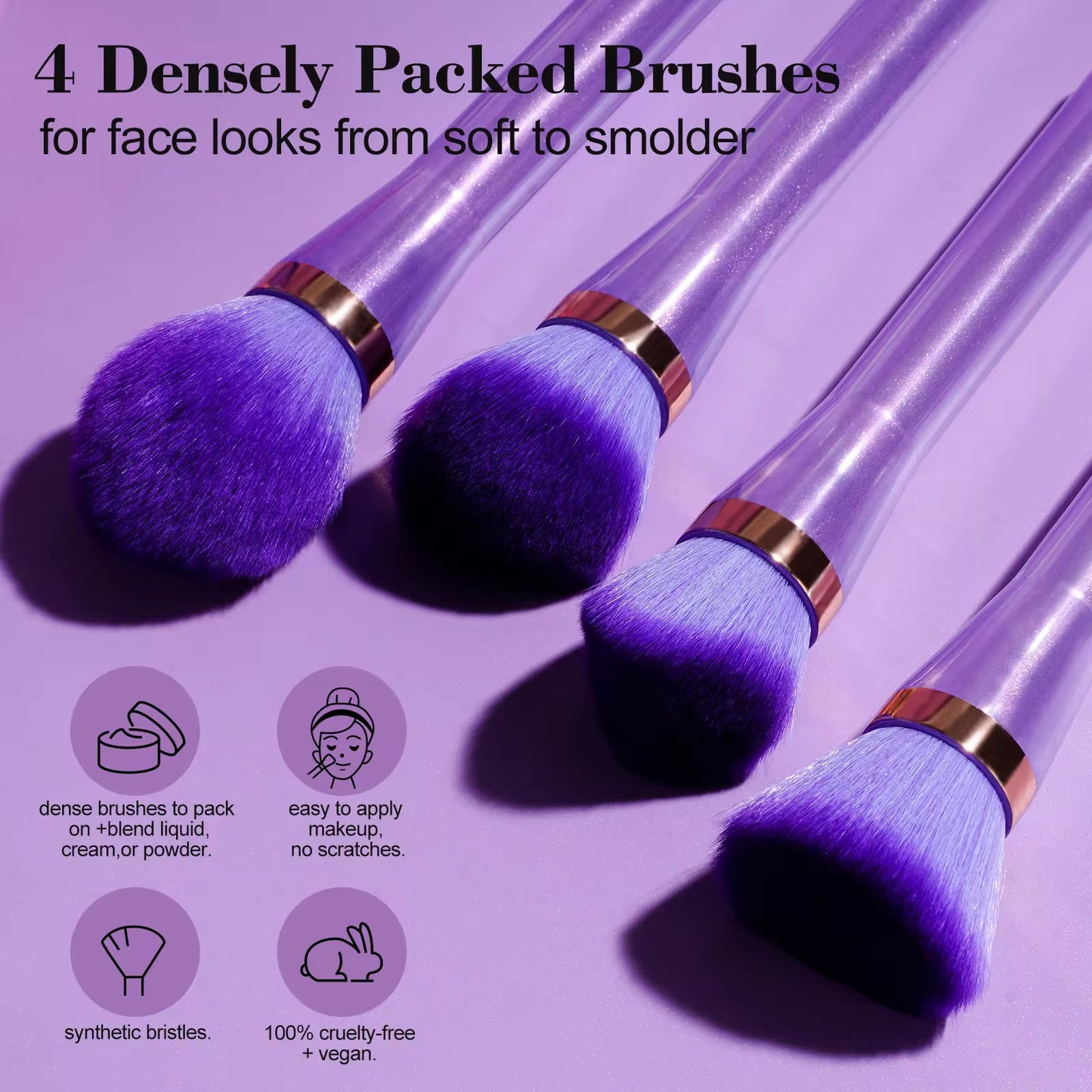 15Pcs Face Makeup Tool Set