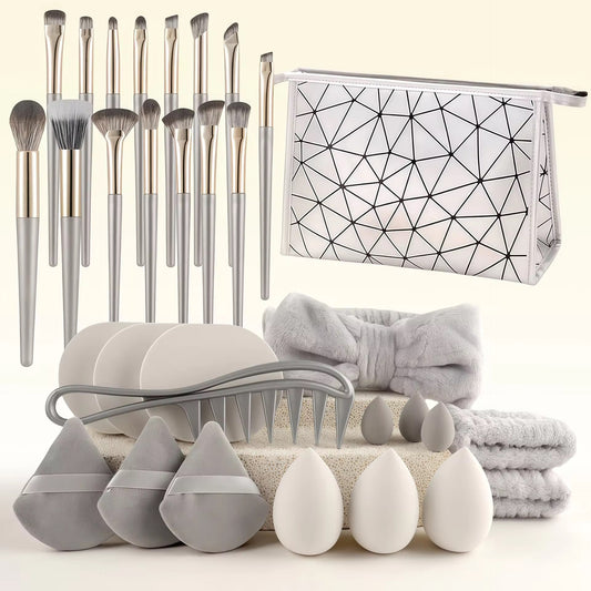 32-piece Cosmetic Bag Set Fashion Hand Storage - PANSYTRACY