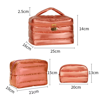 3 Sets Cosmetic Bag Waterproof