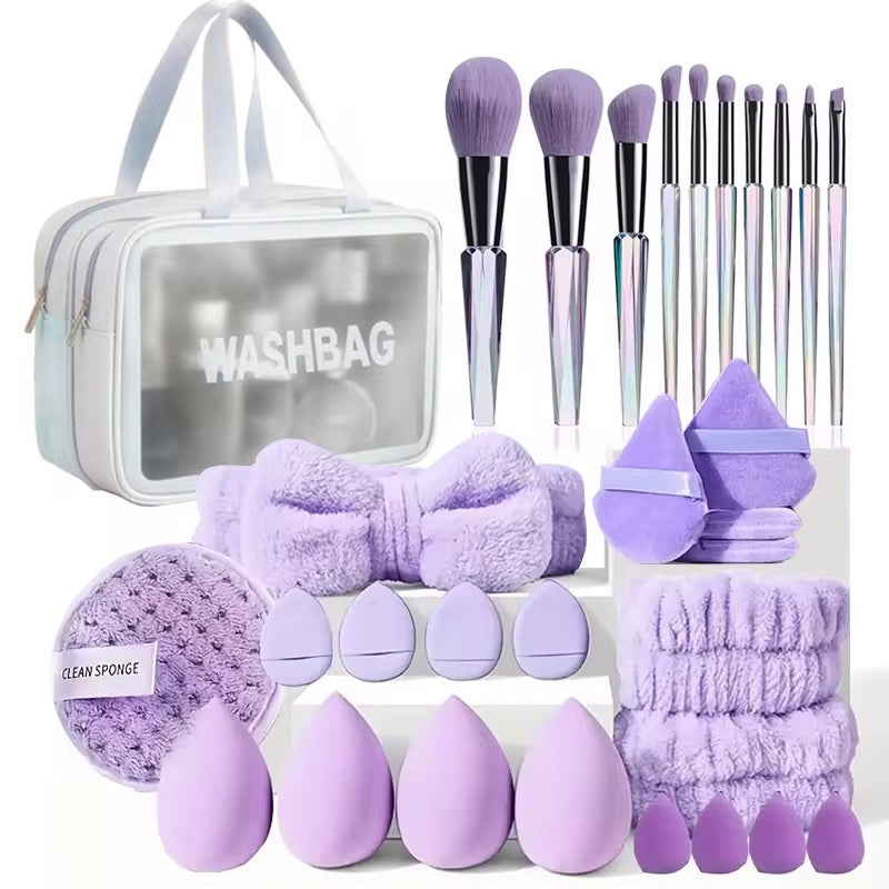 41Pcs Makeup Tool Set with Facial Makeup Accessories - PANSYTRACY