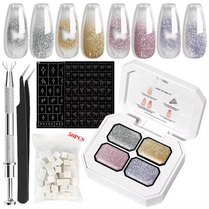 4 Colors Gradient Painting Gel - PANSYTRACY