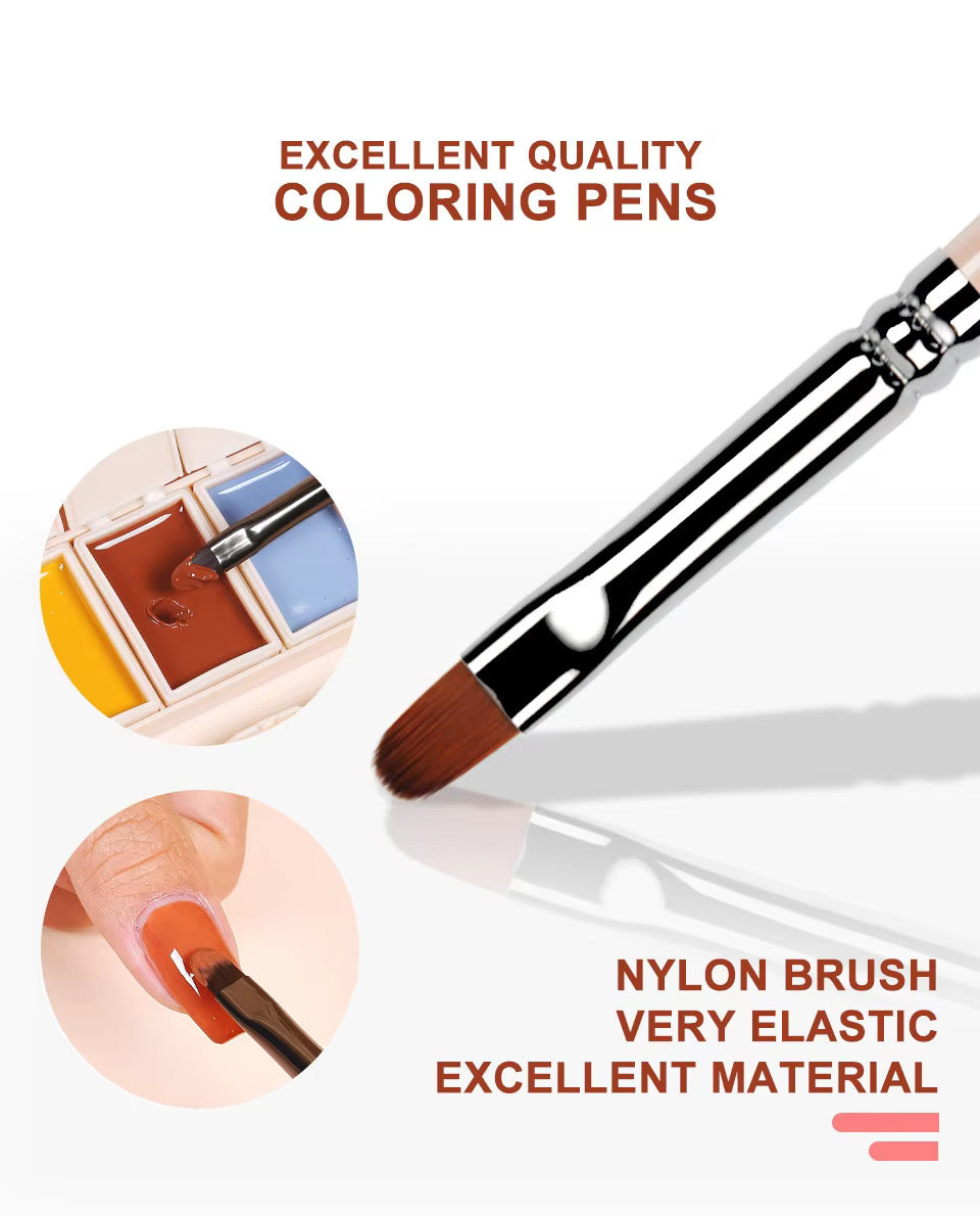 6 Colors Nail Gel Polish - PANSYTRACY