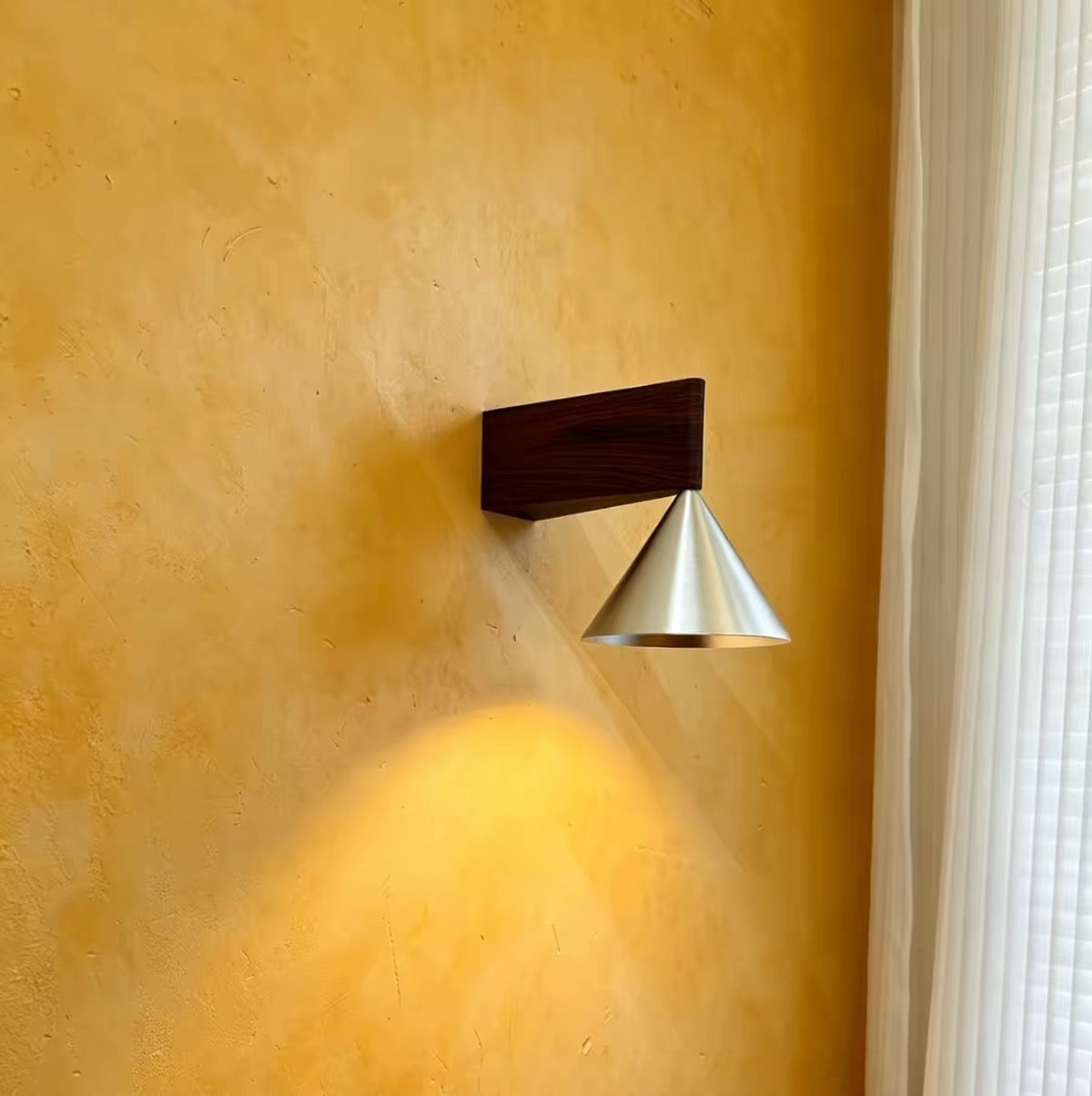 Geometric Cone Wall Sconce
