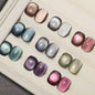 9colors 15ml Wide Cat Eye Gel Resin UV/LED Super Shining Magnetic Gel Set - PANSYTRACY