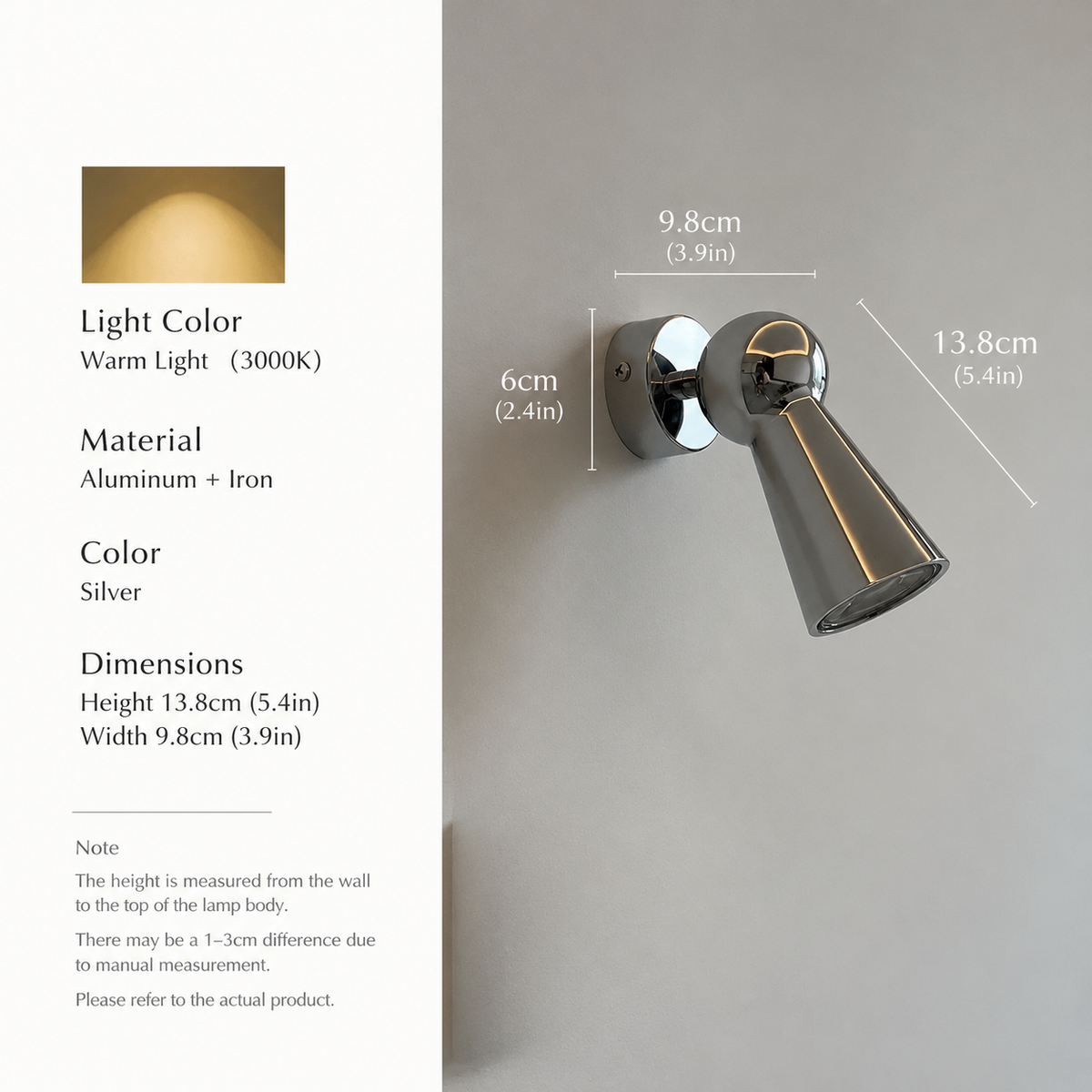 Sculptural Modern Wall Light
