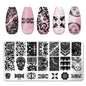 Nail Art Stamp Templates Stainless Steel Image - Pansytracy