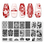 Nail Art Stamp Templates Stainless Steel Image - Pansytracy