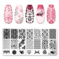 Nail Art Stamp Templates Stainless Steel Image - Pansytracy