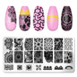 Nail Art Stamp Templates Stainless Steel Image - Pansytracy