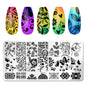Nail Art Stamp Templates Stainless Steel Image - Pansytracy