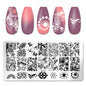 Nail Art Stamp Templates Stainless Steel Image - Pansytracy