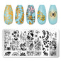 Nail Art Stamp Templates Stainless Steel Image - Pansytracy