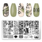 Nail Art Stamp Templates Stainless Steel Image - Pansytracy