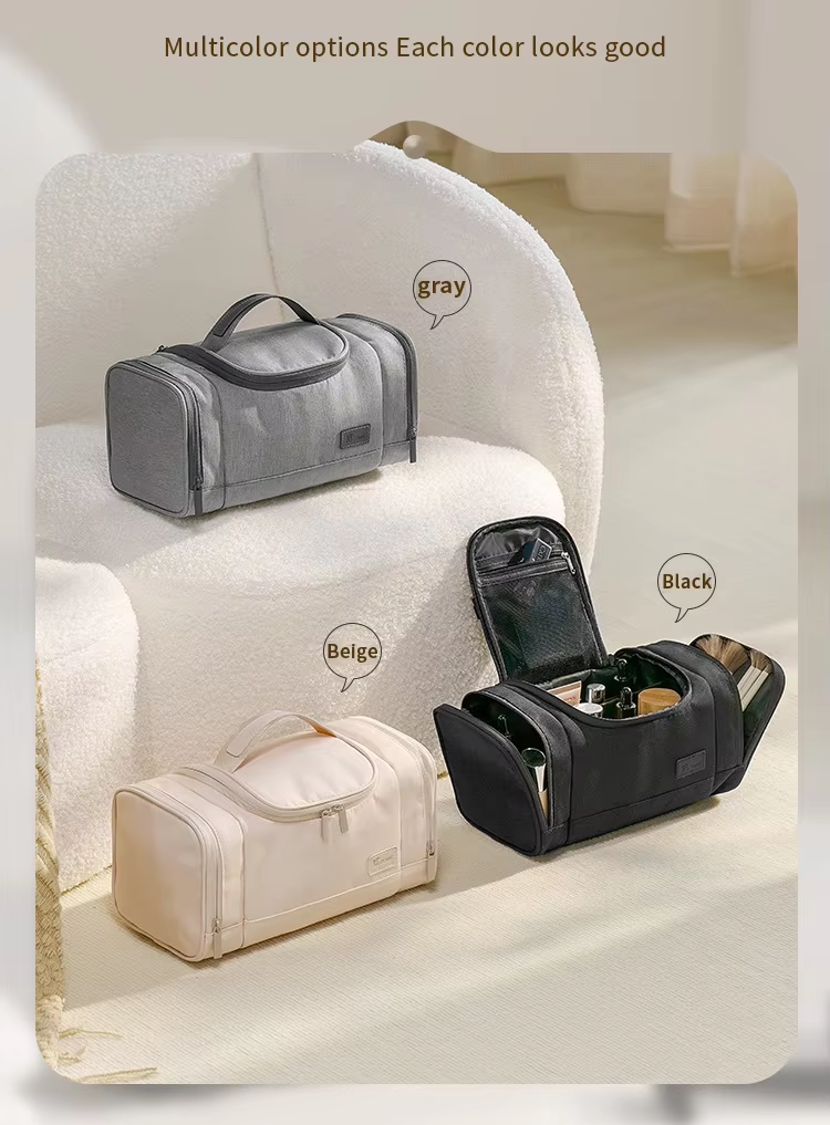 Eco-friendly Large Capacity Cosmetic Toiletry bag