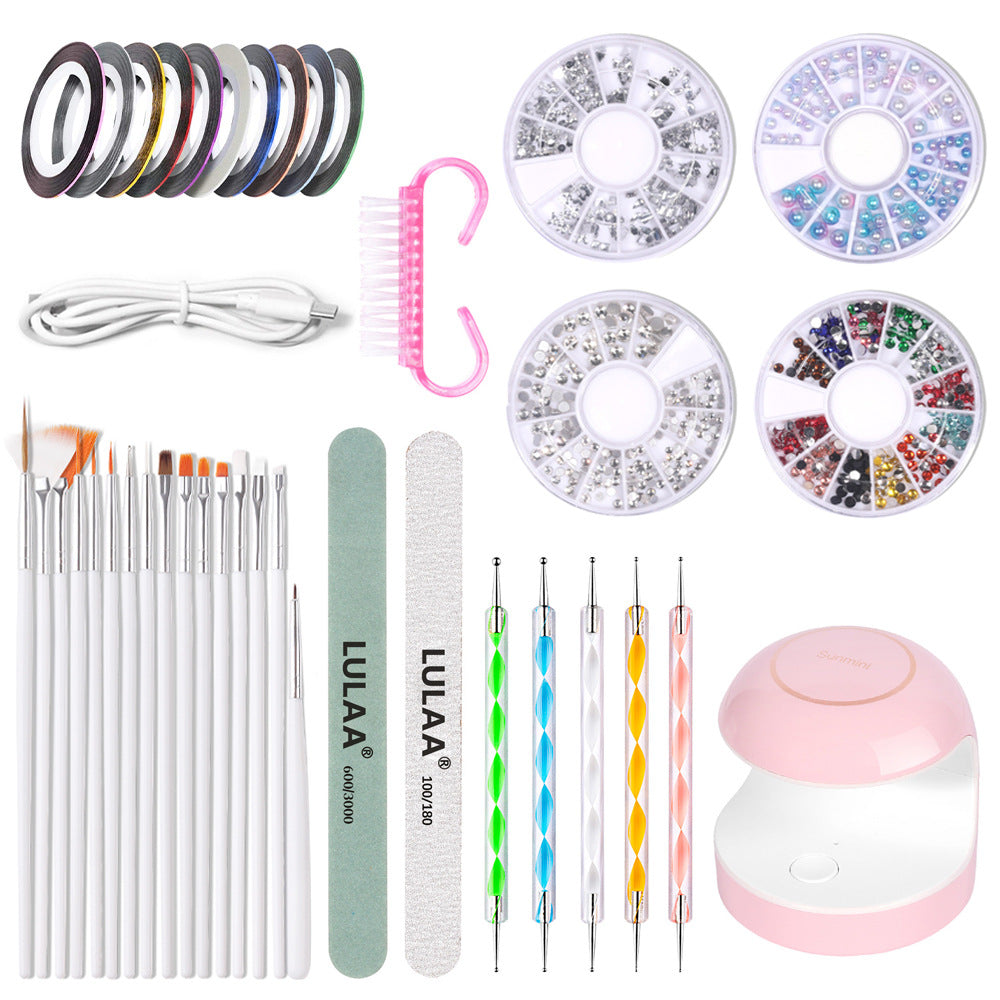 Nail Art DIY Kit Nail Art Pen Nail Decoration Nail Art Lights - Pansytracy
