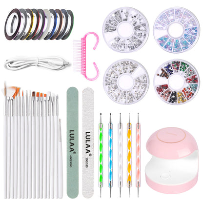Nail Art DIY Kit Nail Art Pen Nail Decoration Nail Art Lights - Pansytracy
