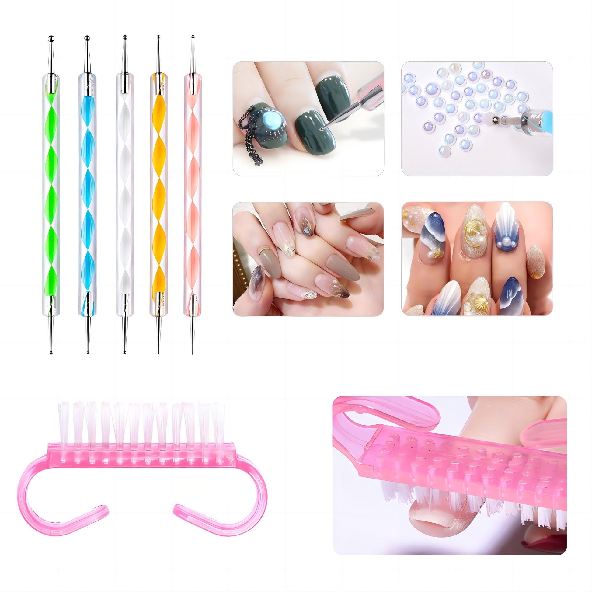 Nail Art DIY Kit Nail Art Pen Nail Decoration Nail Art Lights - Pansytracy