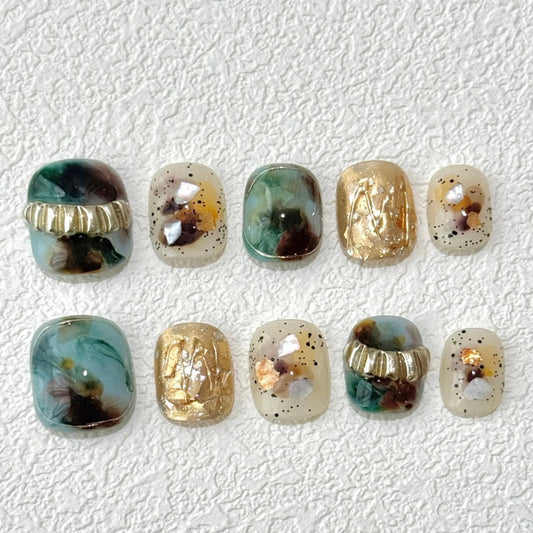 Emerald Pure Handmade Wearing Armor_5