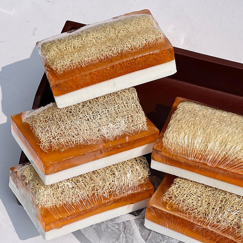 Face Wash Handmade Soap Loofah Full Body Soap - PANSYTRACY