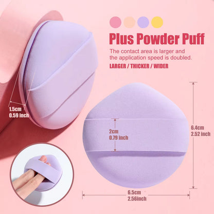 4Pcs Air Cushion Makeup Sponge can be used both sides