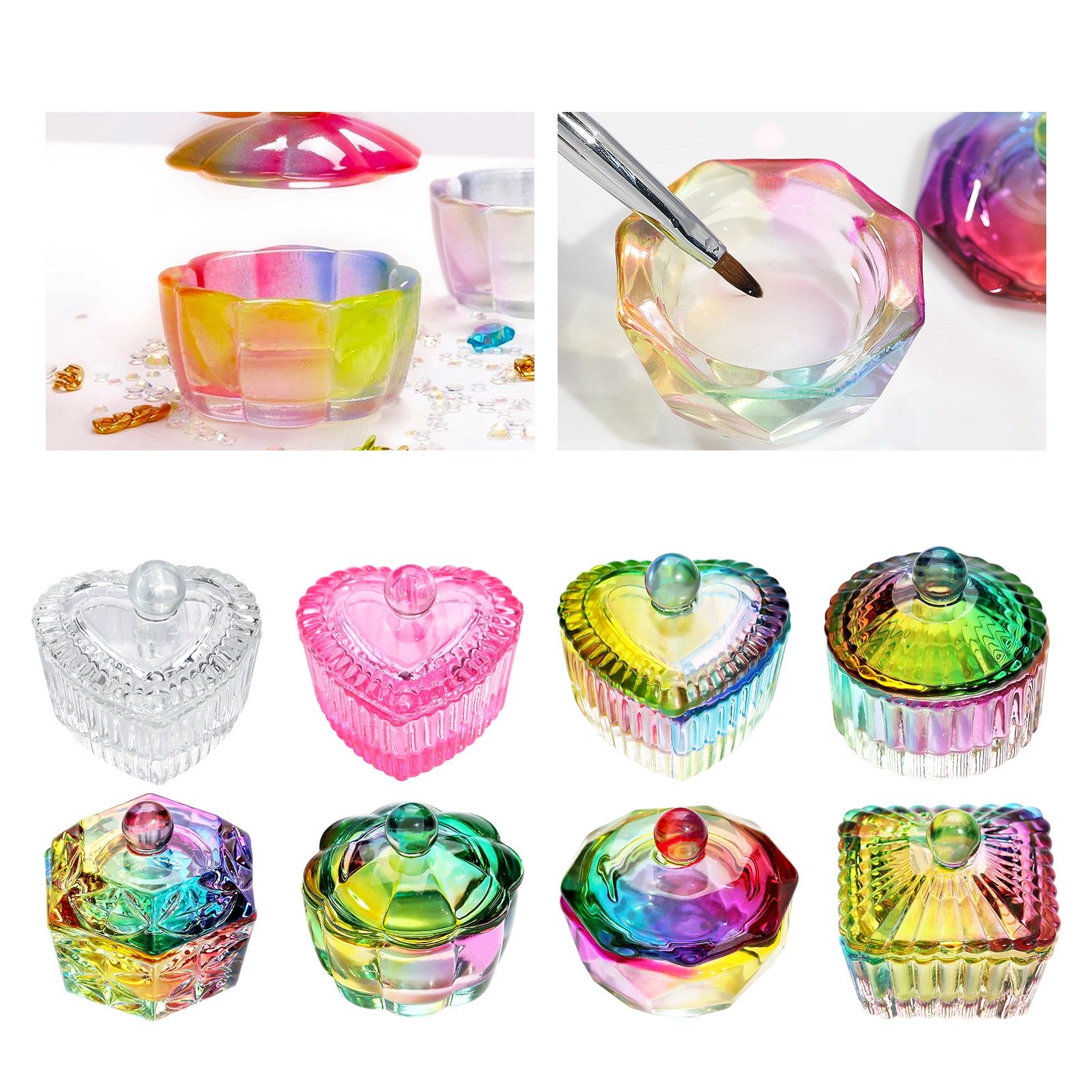 Aurora Dazzle Nail Art Crystal Cup - Pansytracy