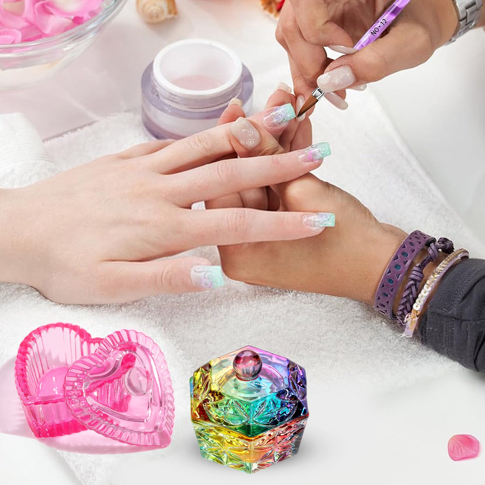 Aurora Dazzle Nail Art Crystal Cup - Pansytracy