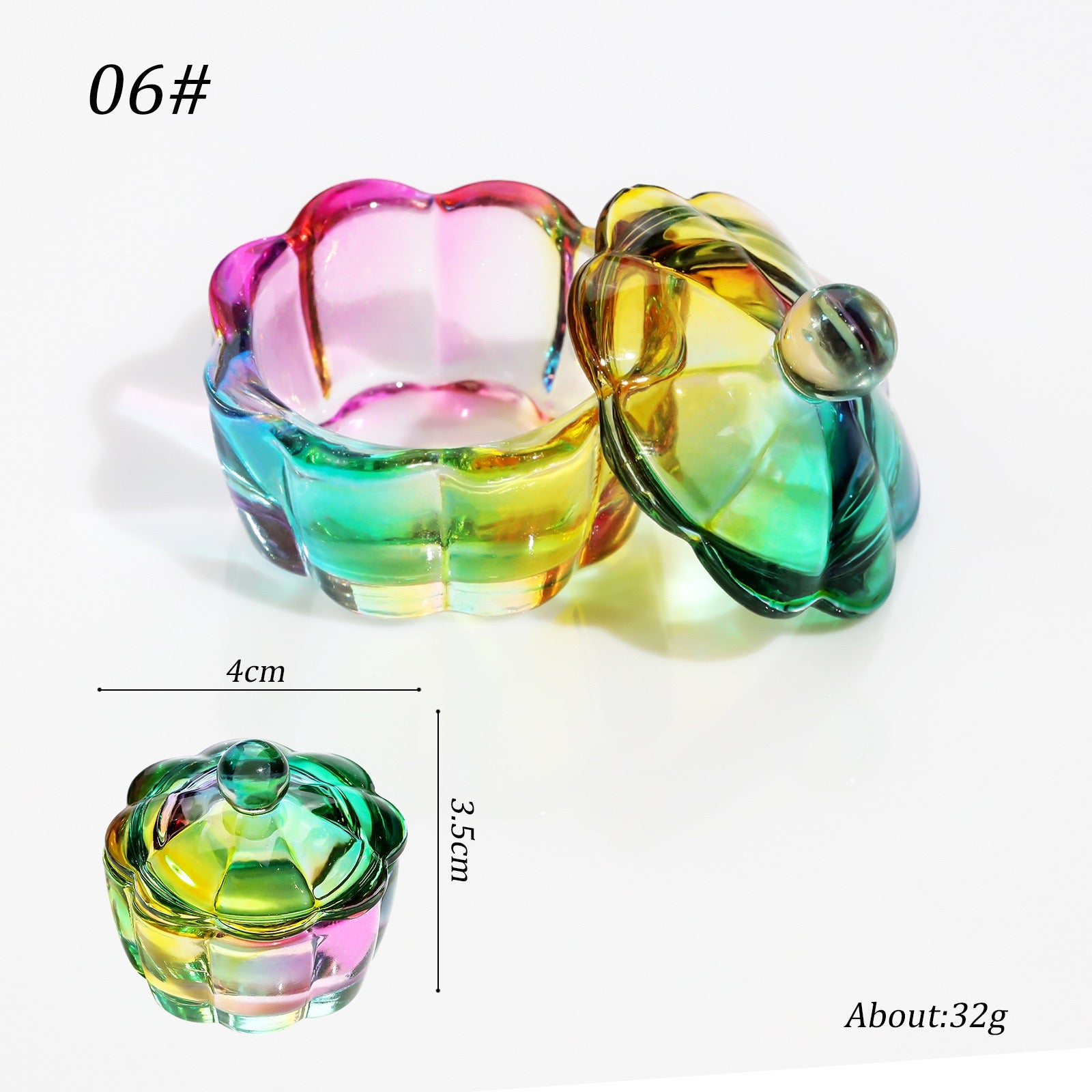 Aurora Dazzle Nail Art Crystal Cup - Pansytracy