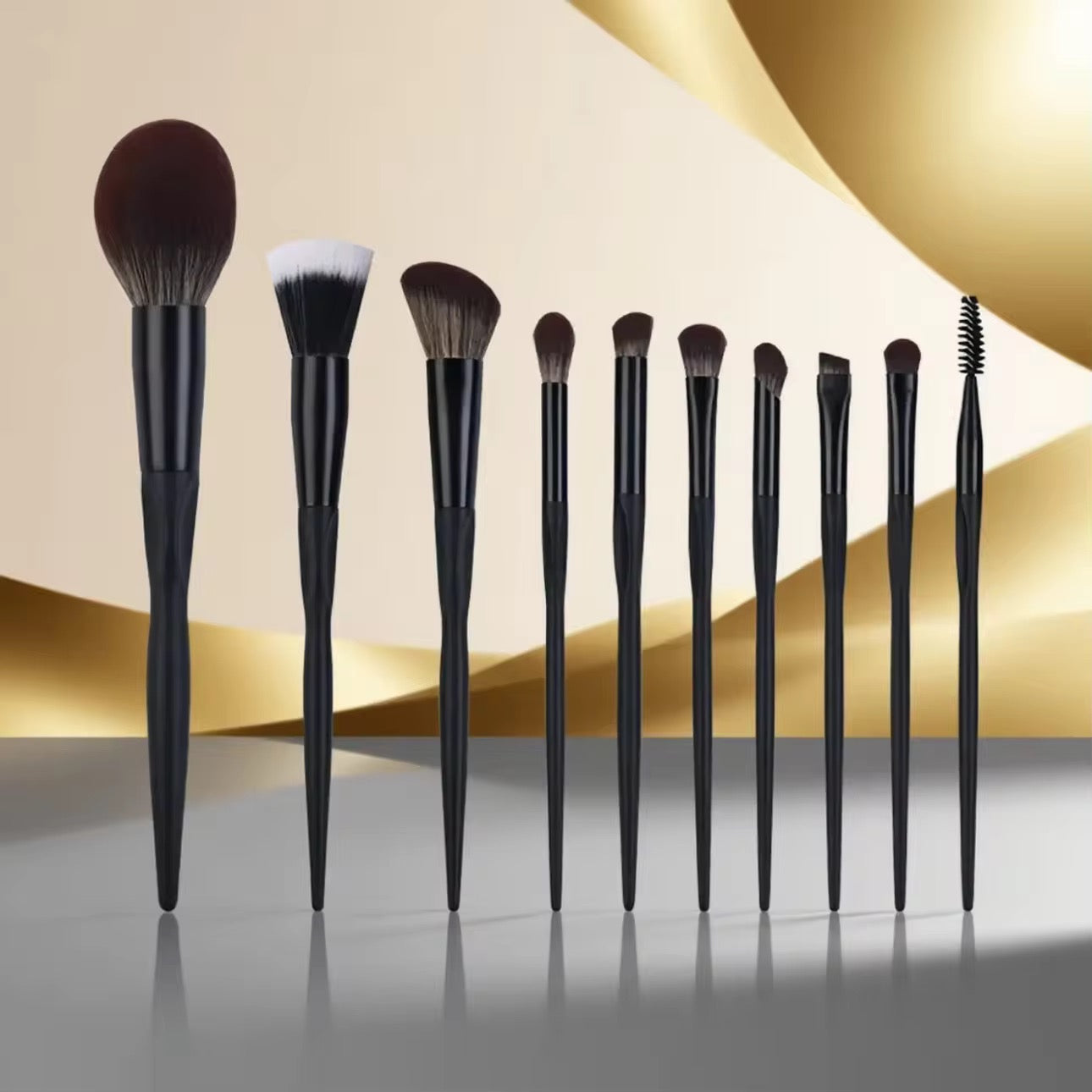 10Pcs Makeup Brush Set - PANSYTRACY