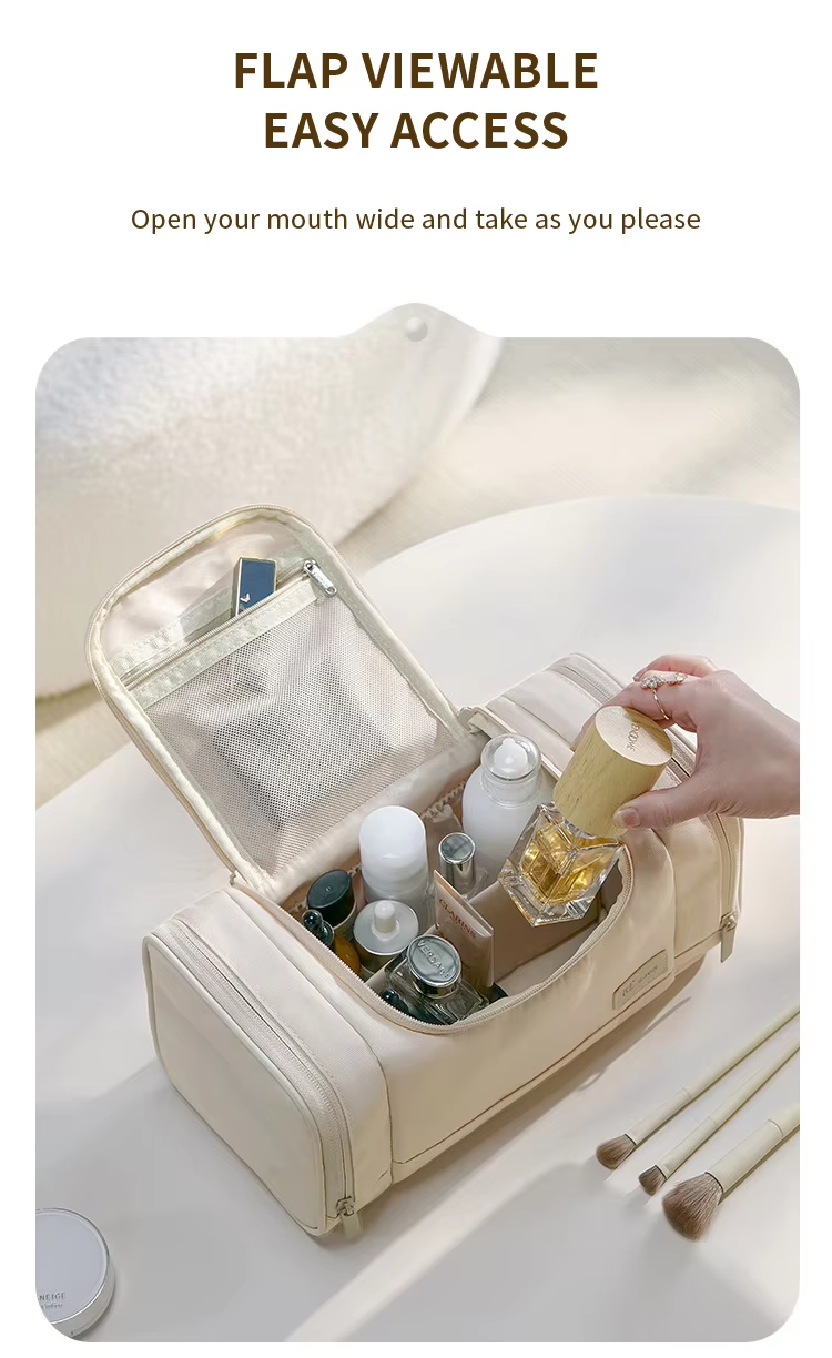 Eco-friendly Large Capacity Cosmetic Toiletry bag