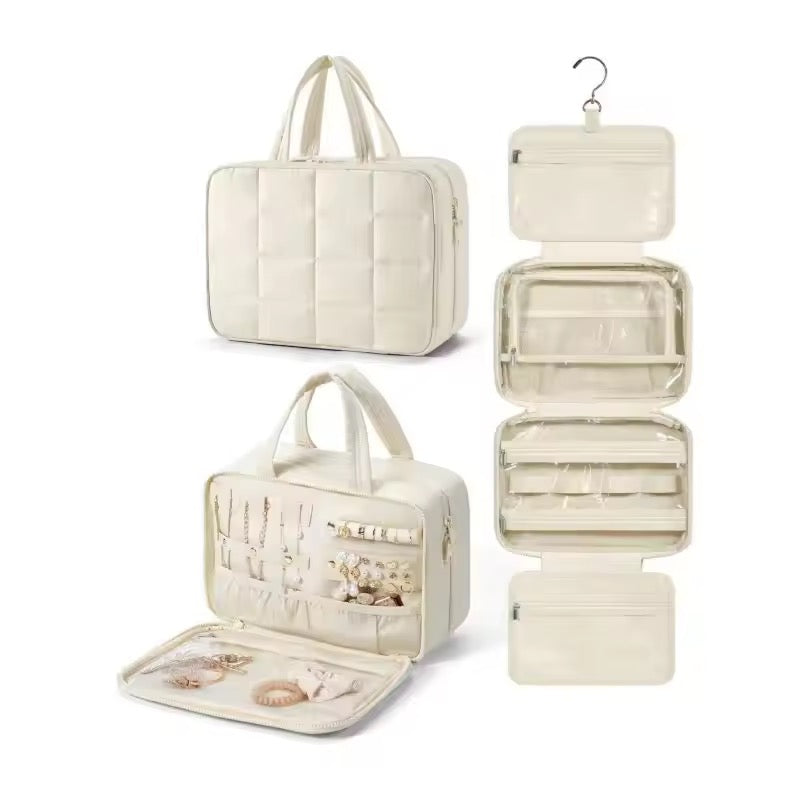 Large Capacity Travel Cosmetics Toiletry Bag