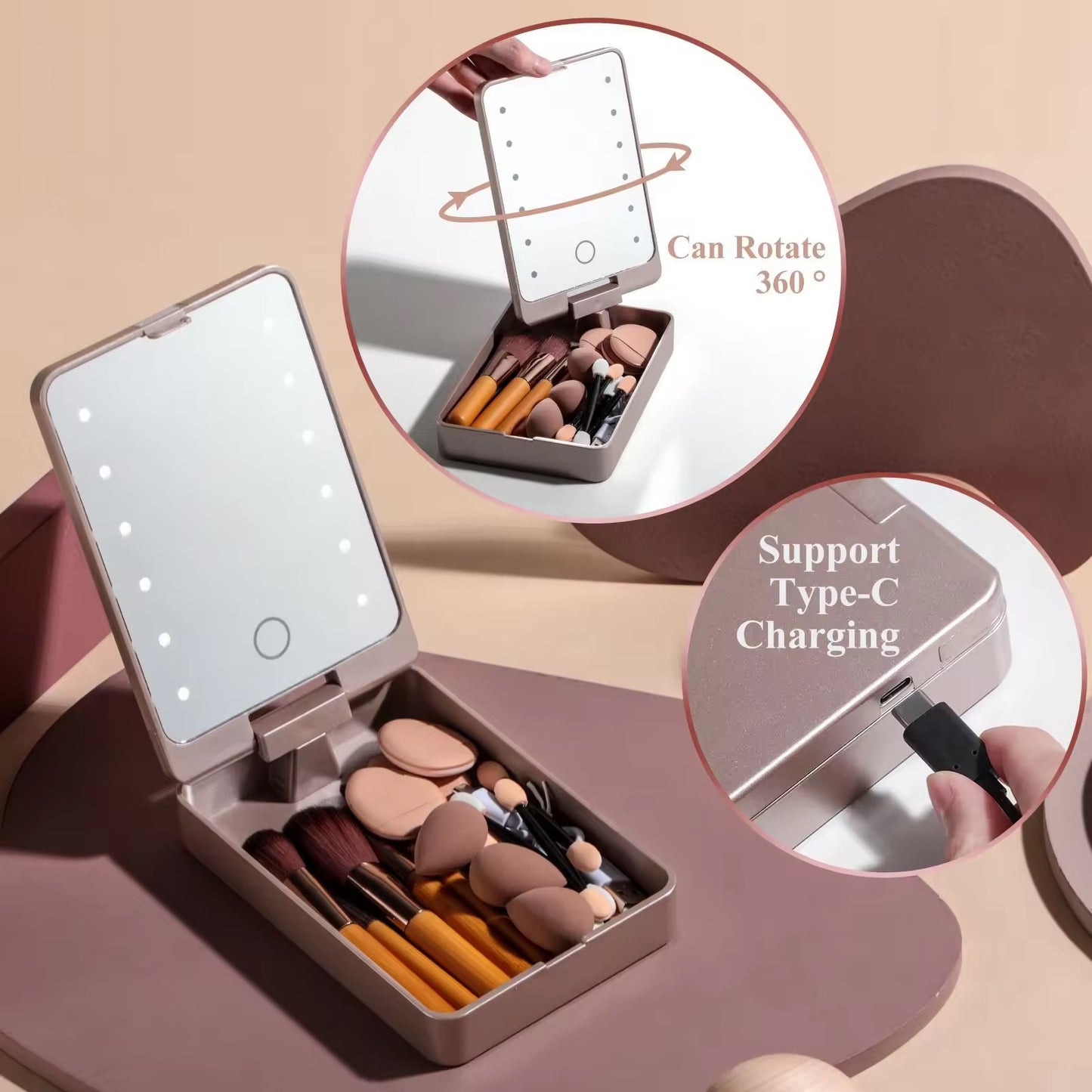 Mini Travel Makeup Tools Multi- Function