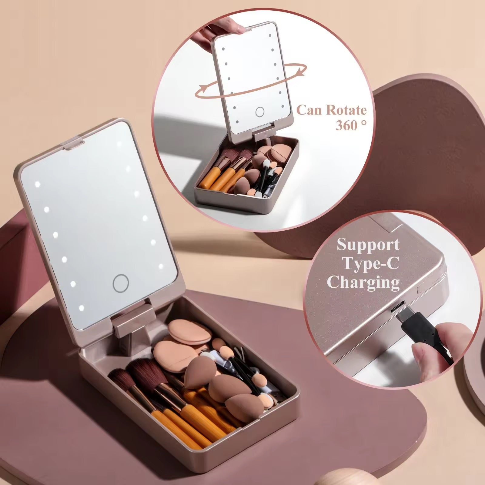 Mini Travel Makeup Tools Multi- Function