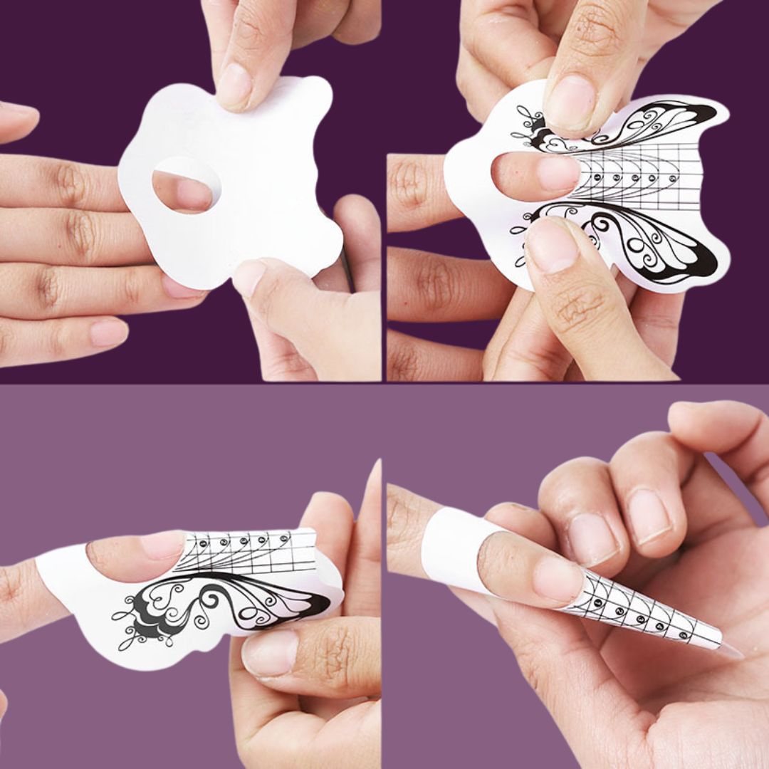 PANSYTRACY Nail Art Paper Tray Extension Nail Tools - Pansytracy