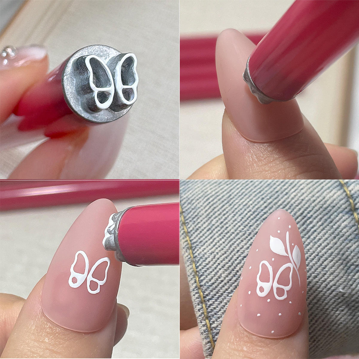 Nail Art Pressed Molding Pen Set Nail Art Doodle Embellishment Tool DIY - PANSYTRACY