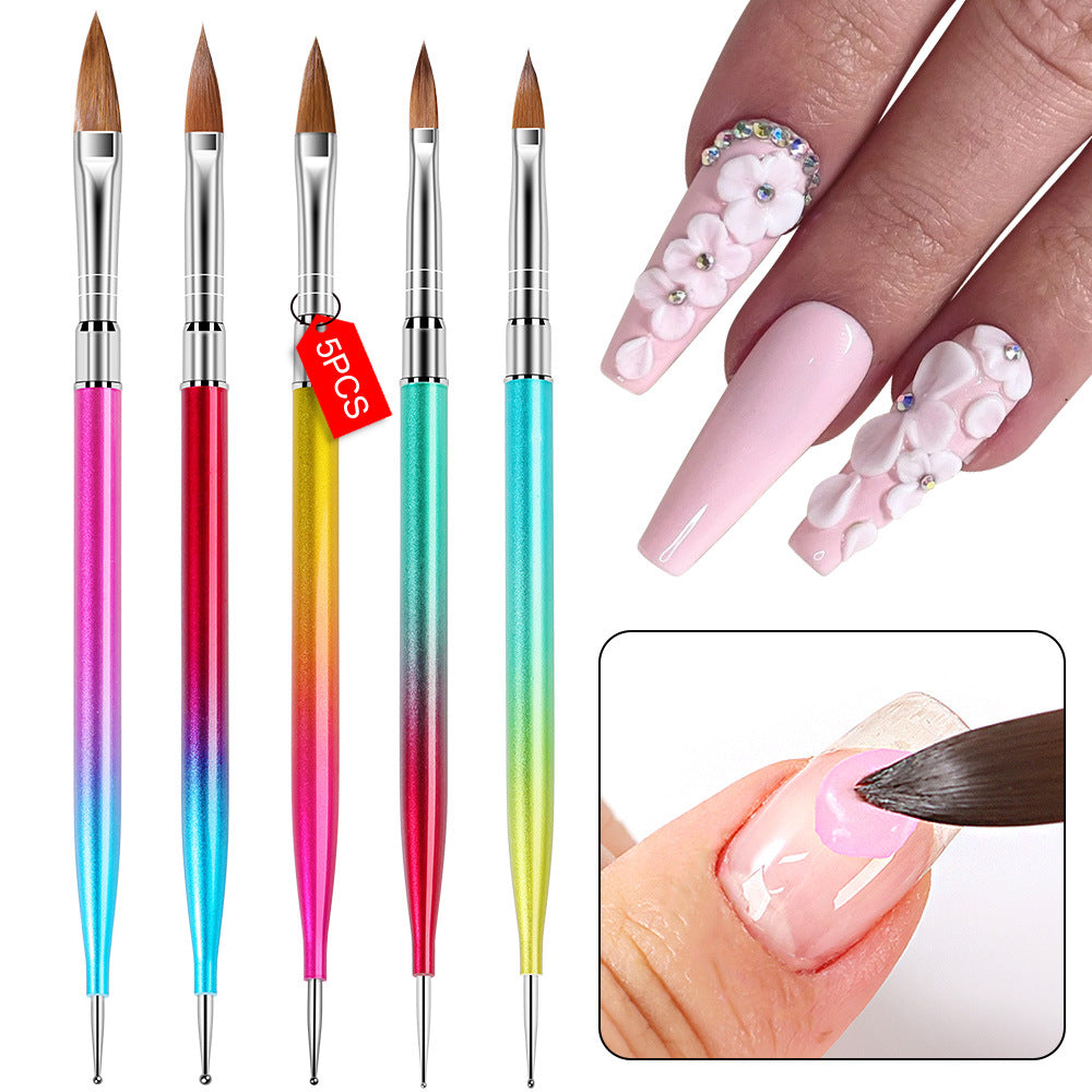 5 PCS Nail Brush Set - Pansytracy