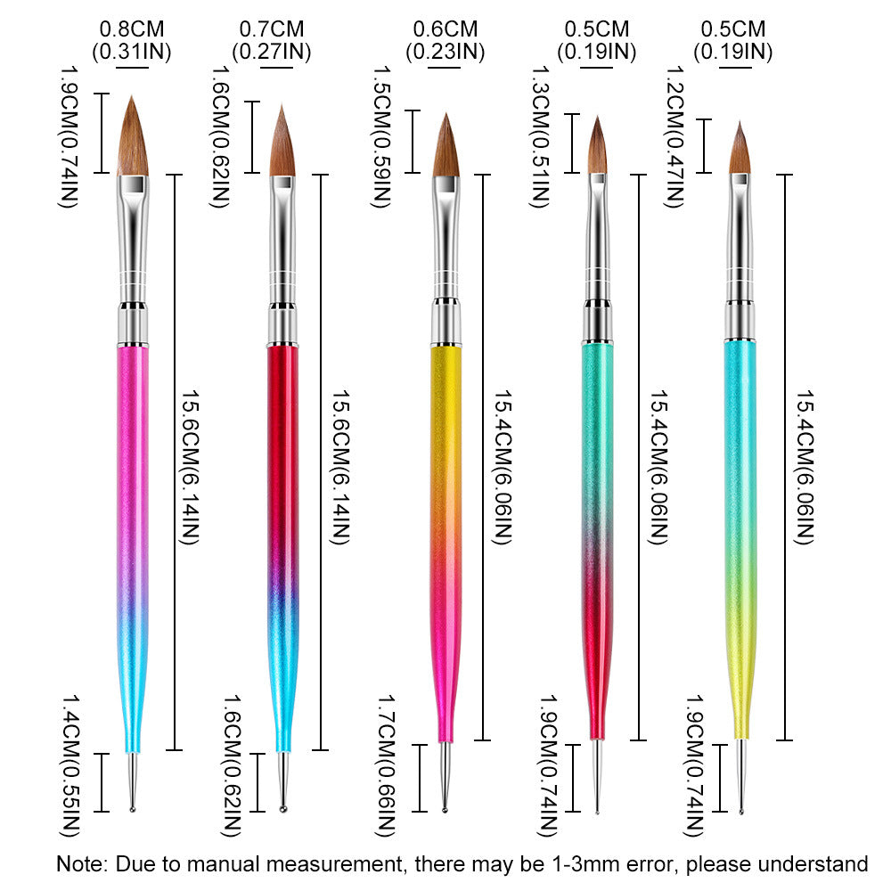 5 PCS Nail Brush Set - Pansytracy