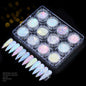 Nail Art Laser Glitter Sequins 12 Colors Light - Pansytracy