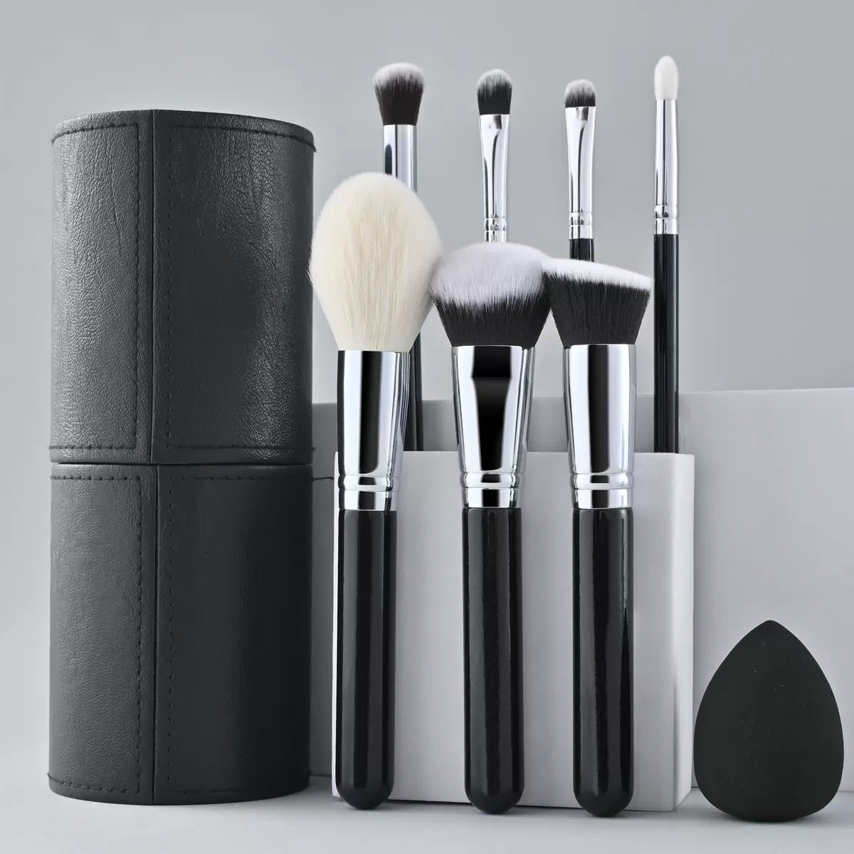 PANSYTRACY 7Pcs Professional Makeup Brush Set – Essential Face & Eye Brush Kit