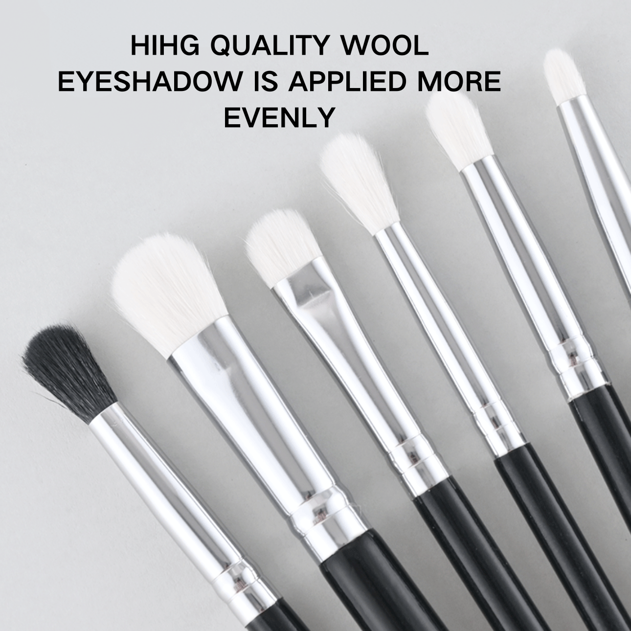 PANSYTRACY 7Pcs Professional Makeup Brush Set – Essential Face & Eye Brush Kit